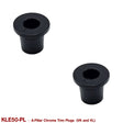 A PILLAR CHROME TRIM PLUGS for VK VL - HOLDCOM AUTO PARTS