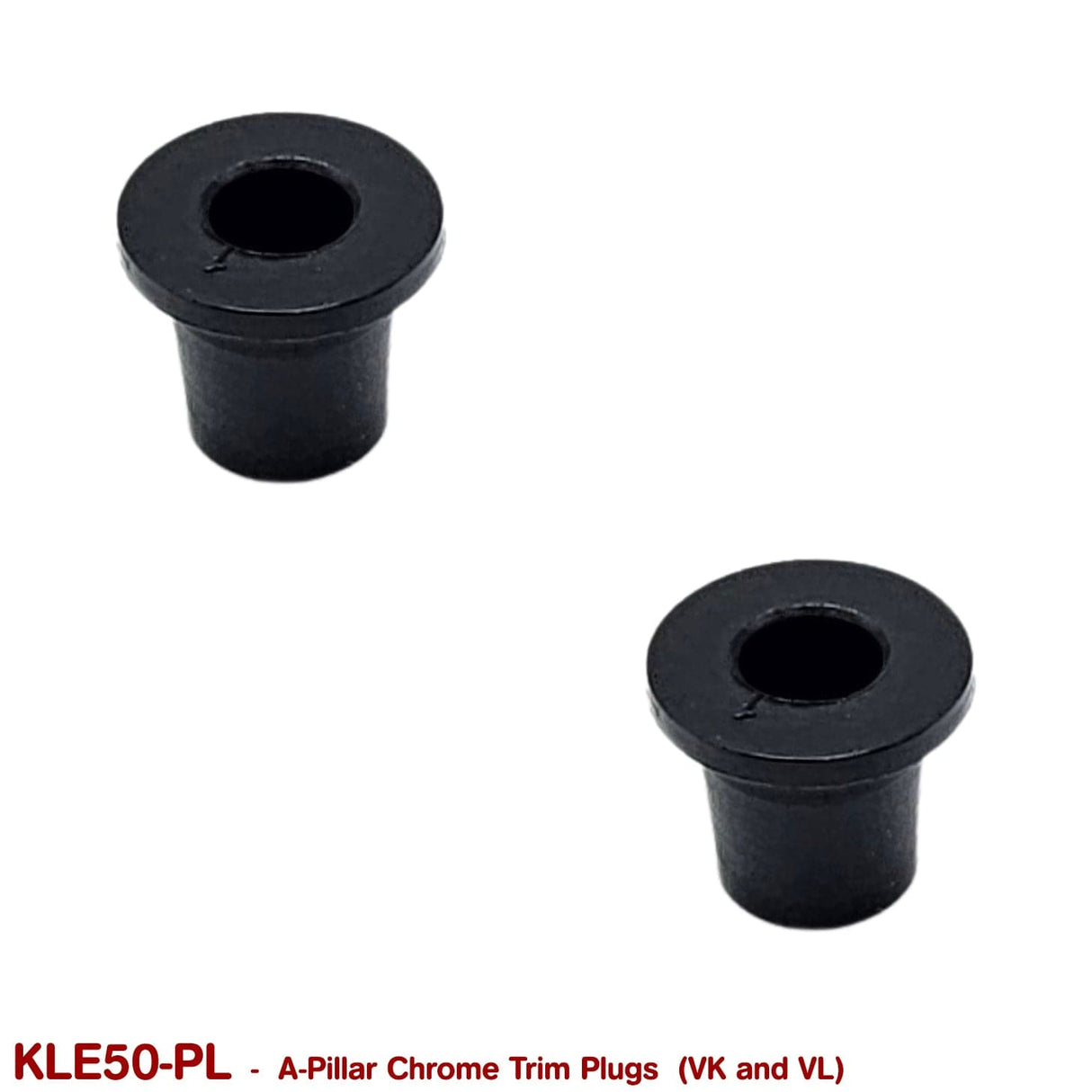 A PILLAR CHROME TRIM PLUGS for VK VL - HOLDCOM AUTO PARTS