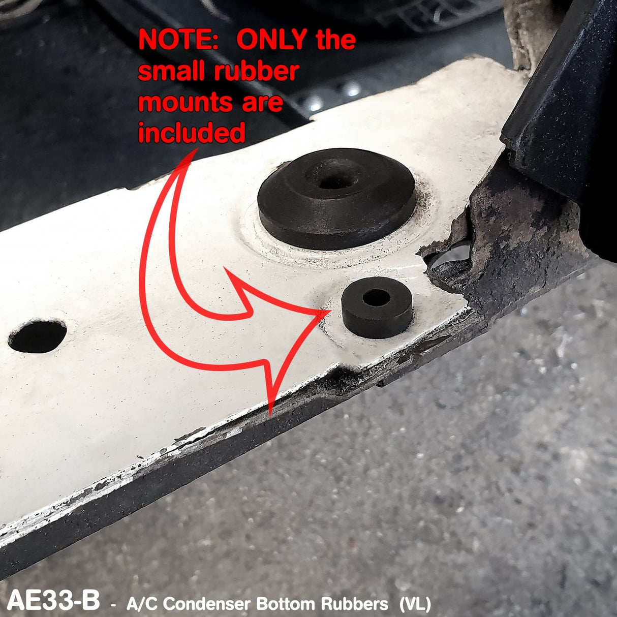 AIR CONDITIONER CONDENSER BOTTOM RUBBER MOUNTS for VL - HOLDCOM AUTO PARTS