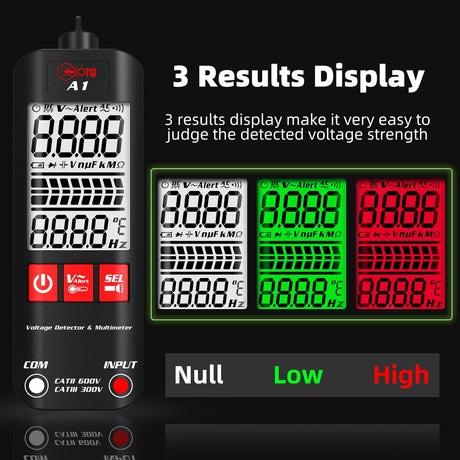 AUTOMATIC MULTIMETER for 12V / 240V etc. - HOLDCOM AUTO PARTS