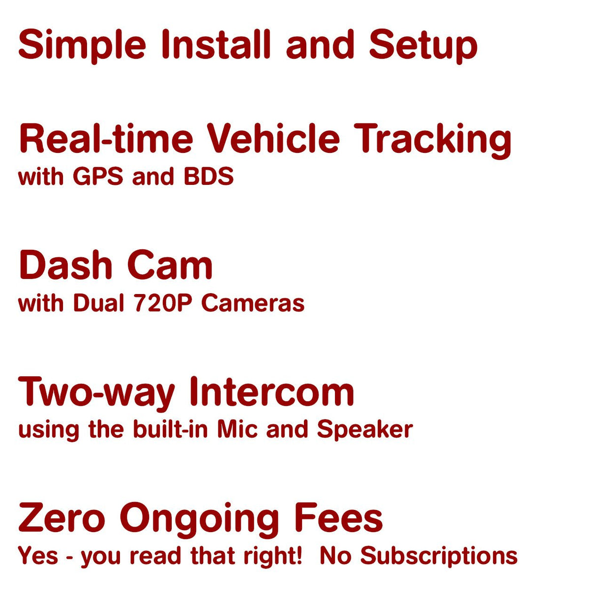 BLAKBOX - GPS TRACKER and DASH CAM with 2 CAMERAS - HOLDCOM AUTO PARTS