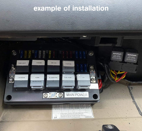 BUILD - A - BOX FUSE BOX - 12V FUSE AND RELAY ENCLOSURE - HOLDCOM AUTO PARTS