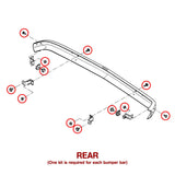 BUMPER BAR BRACKET FASTENERS for VB VC VH - HOLDCOM AUTO PARTS