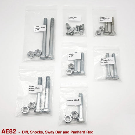 DIFF, SHOCKS, SWAY BAR and PANHARD ROD FASTENER KIT for VB VC VH VK VL VN VP VQ VR VS - HOLDCOM AUTO PARTS