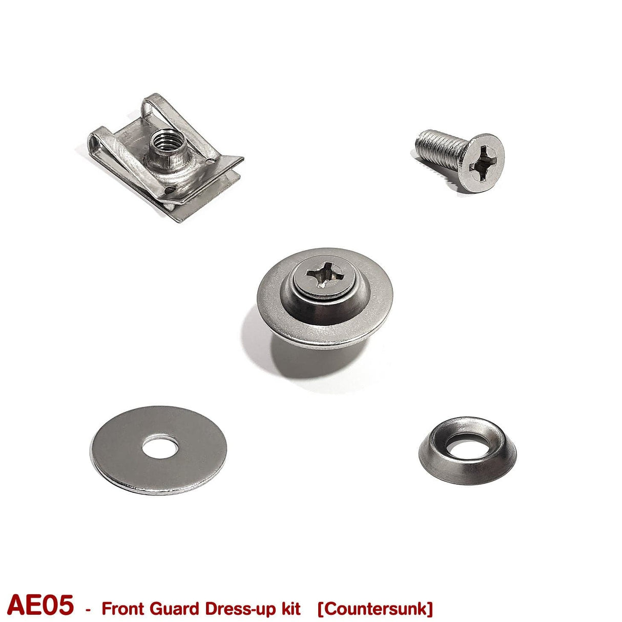 FRONT GUARD STAINLESS COUNTERSUNK DRESS UP KIT for VB VC VH VK VL - HOLDCOM AUTO PARTS