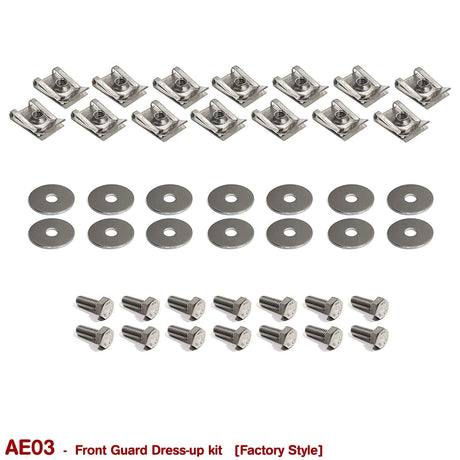 FRONT GUARD STAINLESS FASTENER KIT for VB VC VH VK VL - HOLDCOM AUTO PARTS