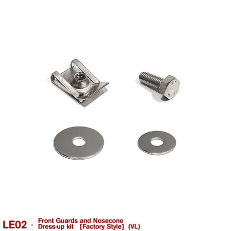 GUARDS and NOSE CONE FASTENER KIT for VL [FACTORY STYLE] - HOLDCOM AUTO PARTS