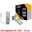 HEADLIGHT HIGH BEAM LED KIT for VL etc. (H3) - HOLDCOM AUTO PARTS