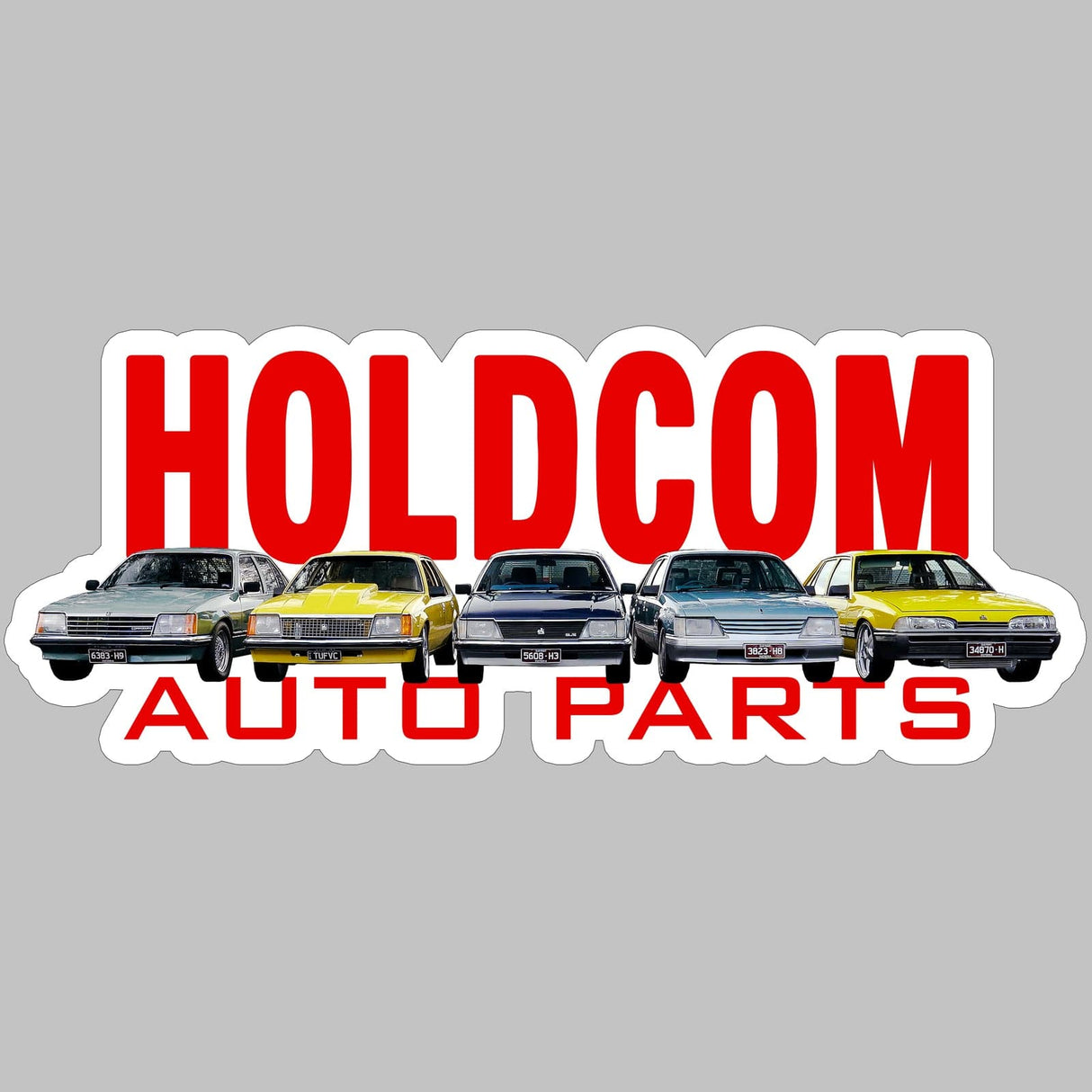 HOLDCOM BUMPER STICKER - HOLDCOM AUTO PARTS