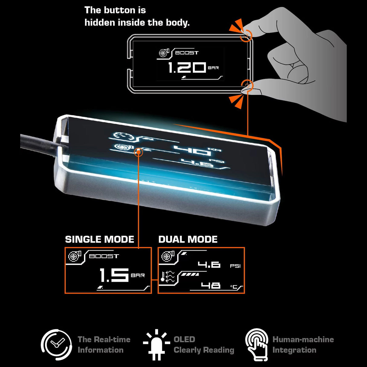 OBD SMART GUAGE - D - METER 2 - HOLDCOM AUTO PARTS