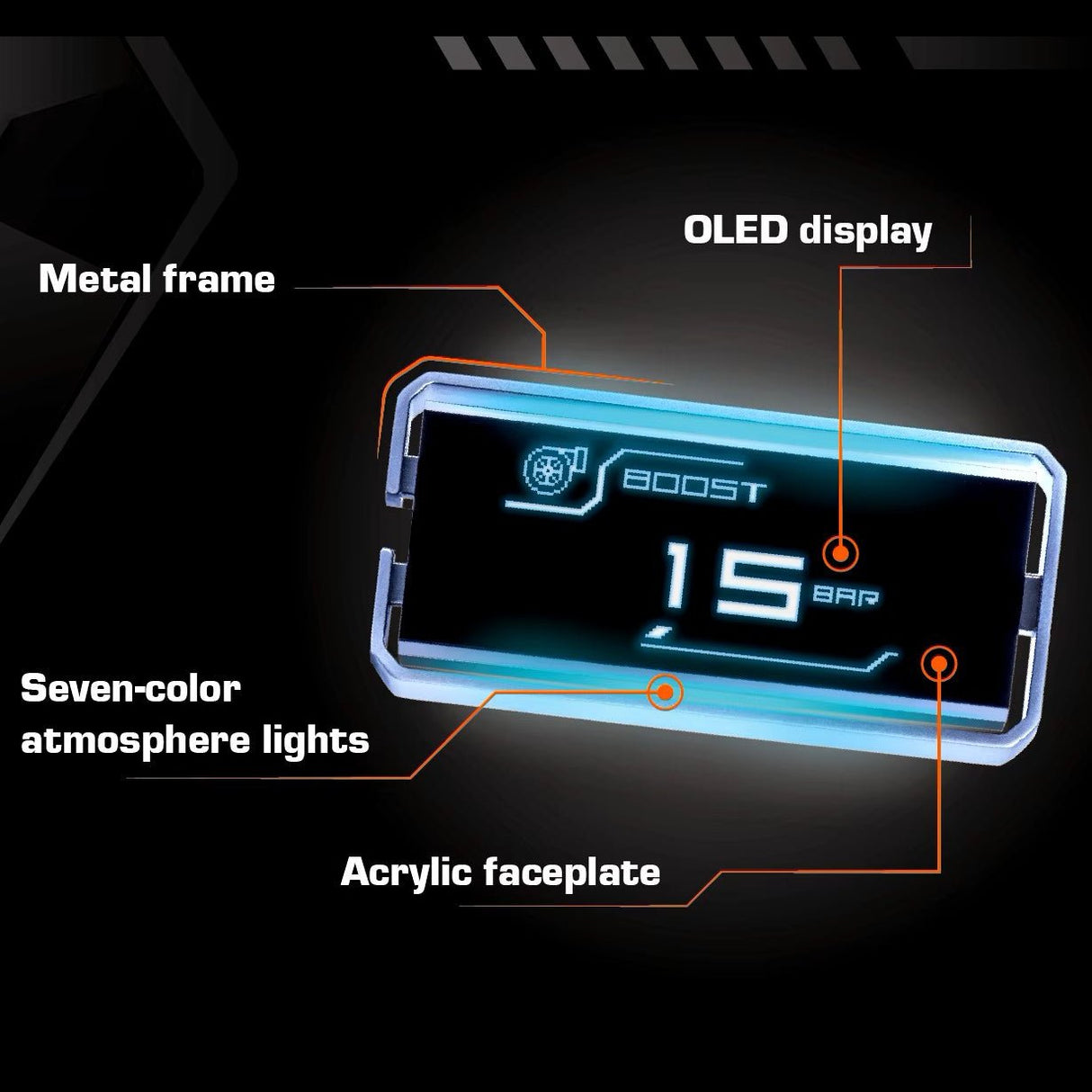 OBD SMART GUAGE - D - METER 2 - HOLDCOM AUTO PARTS