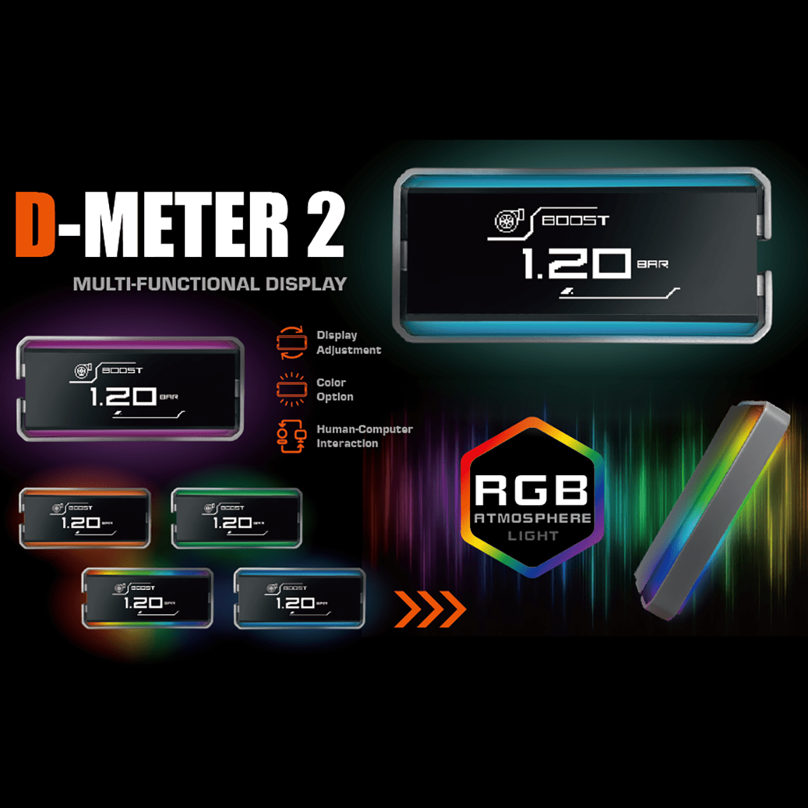 OBD SMART GUAGE - D - METER 2 - HOLDCOM AUTO PARTS