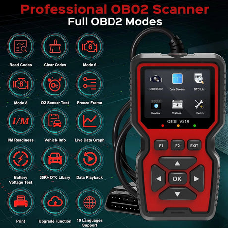 OBDII SCAN TOOL - HOLDCOM AUTO PARTS