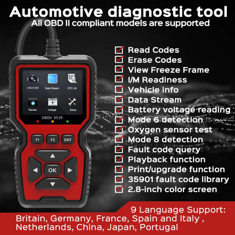 OBDII SCAN TOOL - HOLDCOM AUTO PARTS