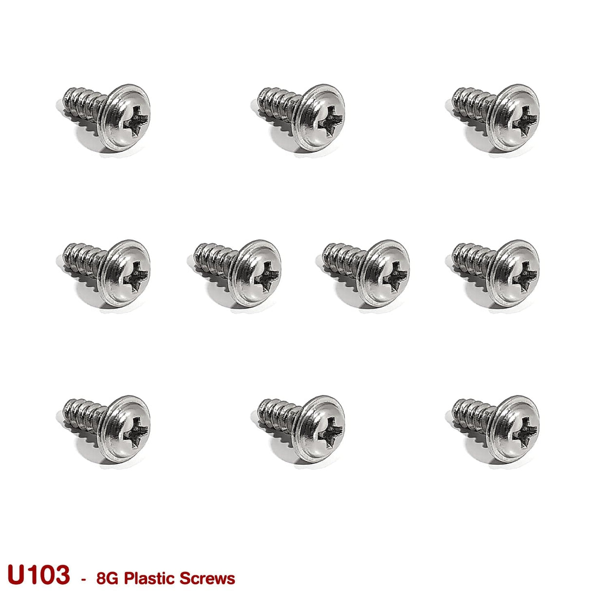 PLASTIC SCREWS 8G (STAINLESS STEEL) - HOLDCOM AUTO PARTS