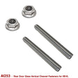 REAR DOOR GLASS CHANNEL FASTENERS for VB VC VH VK VL - HOLDCOM AUTO PARTS