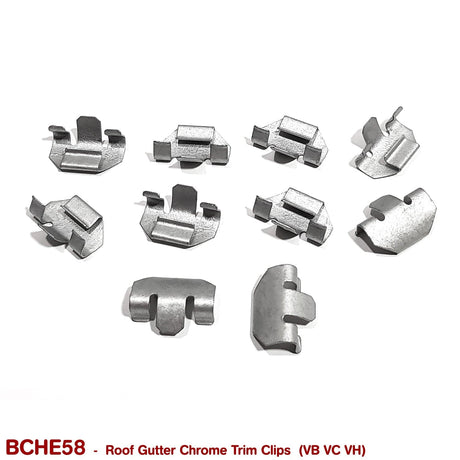 ROOF GUTTER CHROME TRIM CLIPS for VB VC VH - HOLDCOM AUTO PARTS