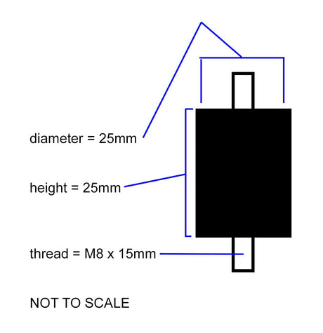 RUBBER MOUNTS (UNIVERSAL) - HOLDCOM AUTO PARTS