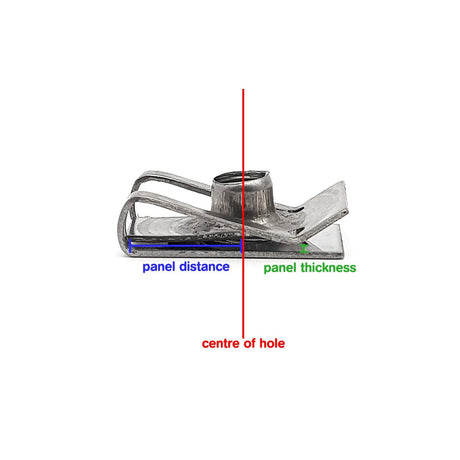 SCREW SPEED CLIPS - 12G LARGE (STAINLESS STEEL) - HOLDCOM AUTO PARTS