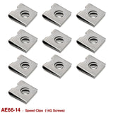 SCREW SPEED CLIPS - 14G (STAINLESS STEEL) - HOLDCOM AUTO PARTS