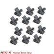 SCRIVET CLIPS RECTANGLE (GREY) - HOLDCOM AUTO PARTS