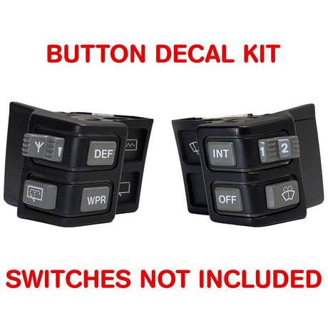 SWITCH DECAL KIT for VL (WIPER/DEFOG/ANTENNA) - HOLDCOM AUTO PARTS