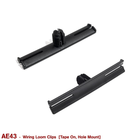 TAPE - ON HOLE MOUNT WIRING LOOM CLIPS - HOLDCOM AUTO PARTS