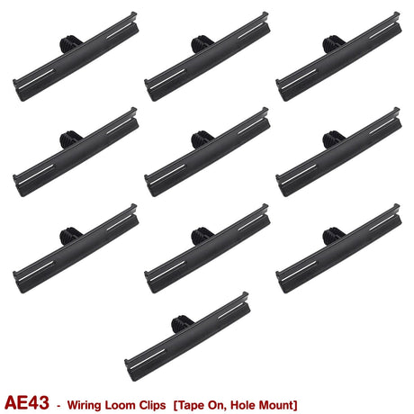 TAPE - ON HOLE MOUNT WIRING LOOM CLIPS - HOLDCOM AUTO PARTS