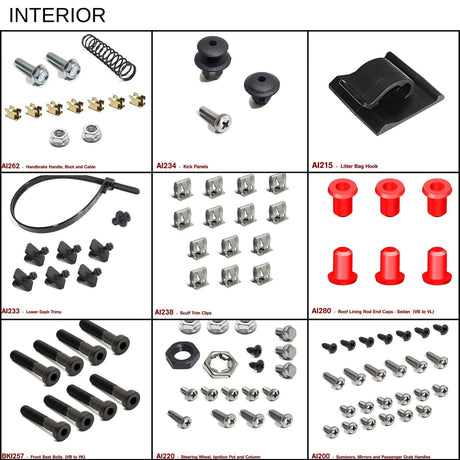 VB VC VH MEGA FASTENER KIT - HOLDCOM AUTO PARTS