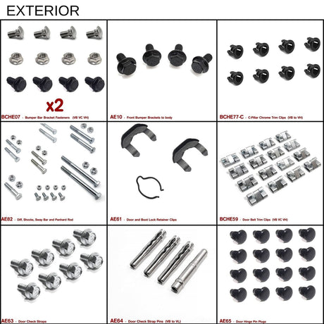 VB VC VH MEGA FASTENER KIT - HOLDCOM AUTO PARTS