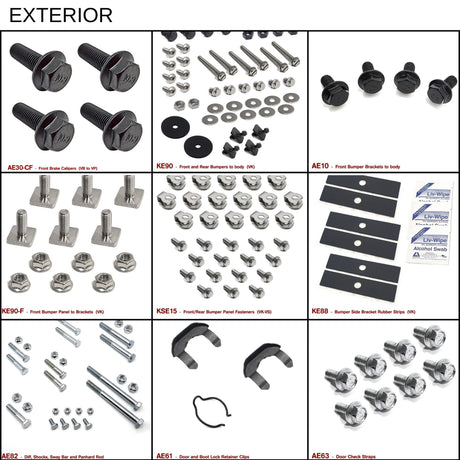 VK MEGA FASTENER KIT - HOLDCOM AUTO PARTS