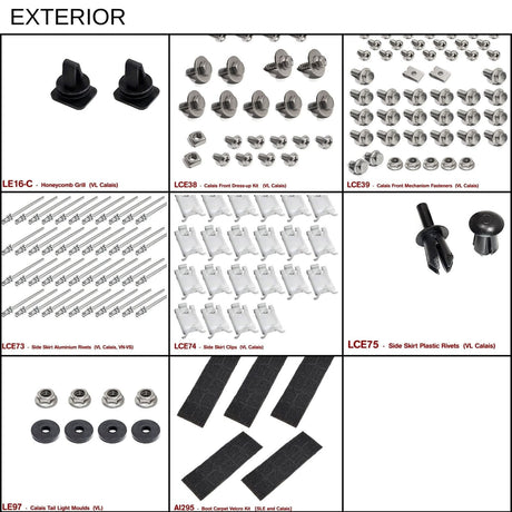 VL CALAIS MEGA FASTENER KIT - HOLDCOM AUTO PARTS