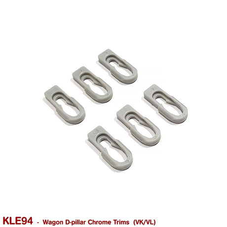 WAGON D PILLAR CHROME TRIM CLIPS for VK VL - HOLDCOM AUTO PARTS