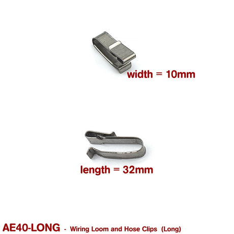 WIRING LOOM and HOSE CLIPS - LONG - HOLDCOM AUTO PARTS